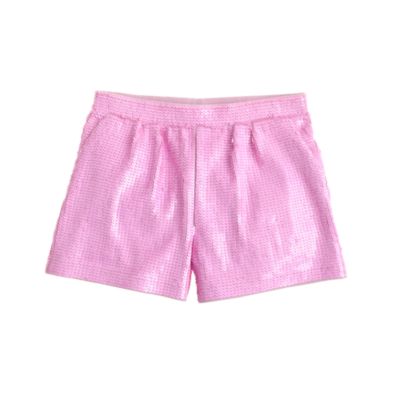 Girls' pull-on sequin short