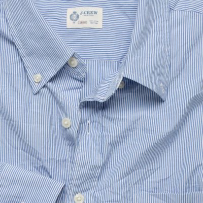 Secret Wash shirt in banker stripe