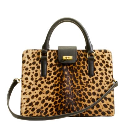 Edie attach&eacute; bag in Italian calf hair