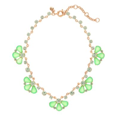 Glass petals necklace