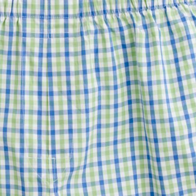 Key lime tattersall boxers