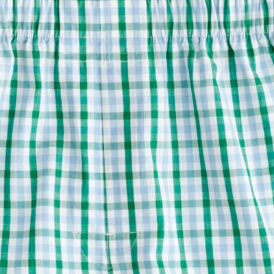 Tattersall boxers in green