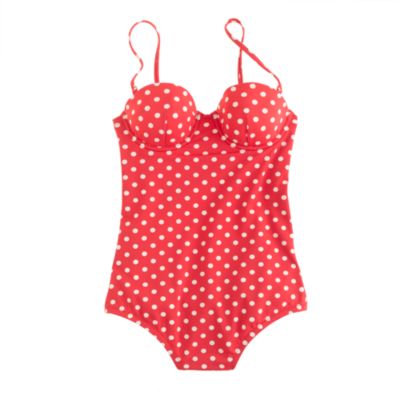 D-cup polka-dot underwire tank