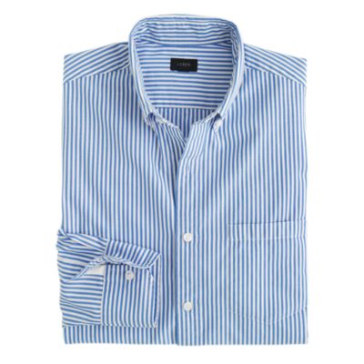 Secret Wash shirt in Parisian blue stripe