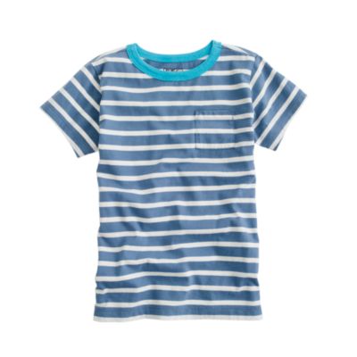 Boys' stripe ringer tee