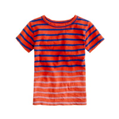 Boys' sun-dip stripe tee