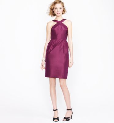Whitley dress in silk taffeta