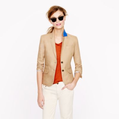 Schoolboy blazer in linen