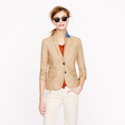 Schoolboy blazer in linen