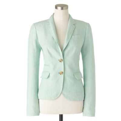 Schoolboy blazer in linen