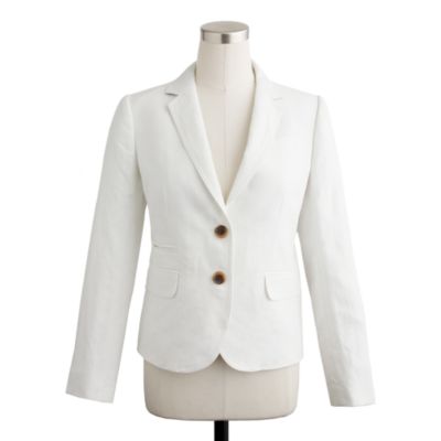 Schoolboy blazer in linen