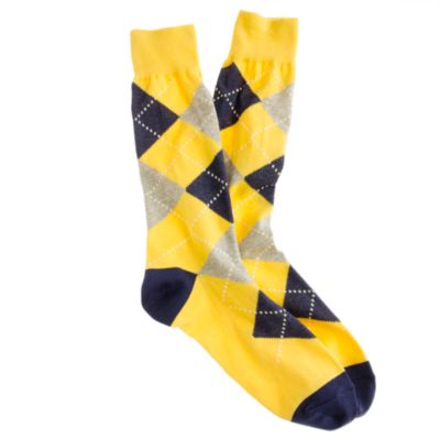 Lightweight argyle socks