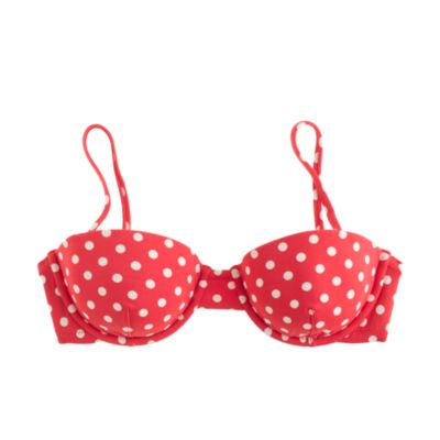 Polka-dot underwire top