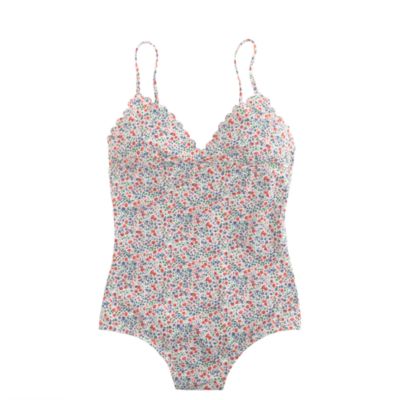 Liberty scalloped tank in Phoebe floral