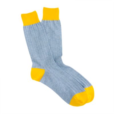 Tipped dress socks