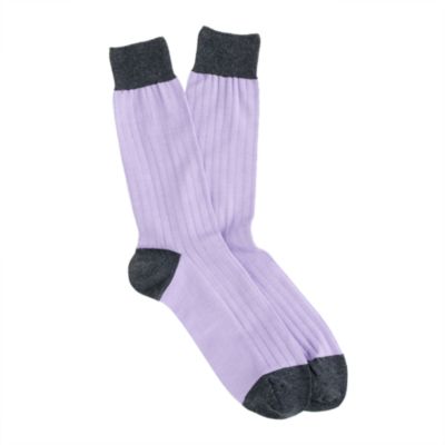 Tipped dress socks