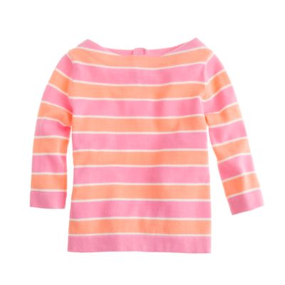 Girls' button-back popover