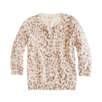 Girls' Caroline cardigan in safari cat