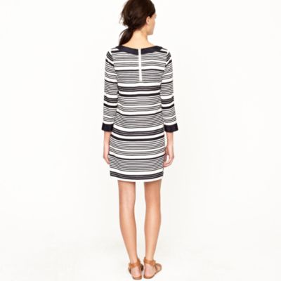Jules dress in silk stripe