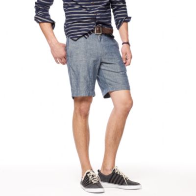 Stanton short in lightweight chambray