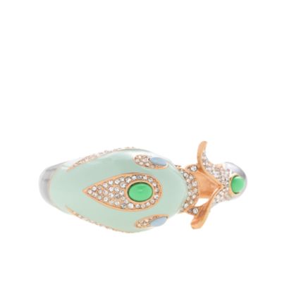 Enameled dolphin bangle