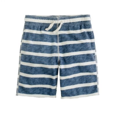 Boys' pull-on playtime short in seaside stripe