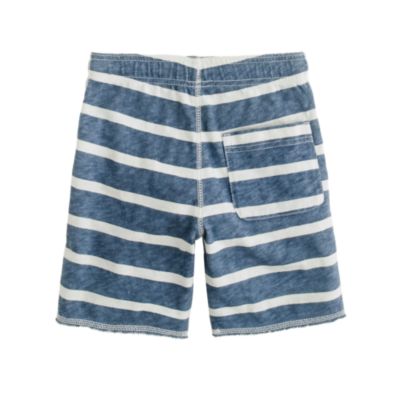 Boys' pull-on playtime short in seaside stripe