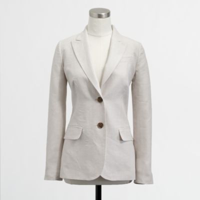 Factory suiting blazer in linen