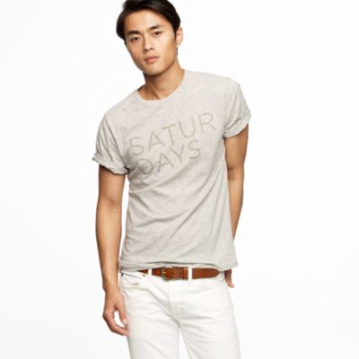 Saturdays faded graphic tee