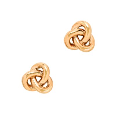 Golden knot earrings