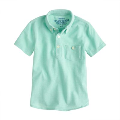 Boys' oxford pocket polo