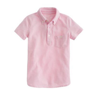 Boys' oxford pocket polo