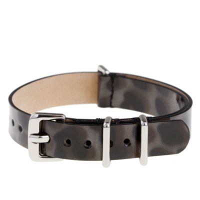 Women's patent leather watch strap