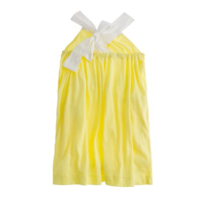 Girls' bow-back dress