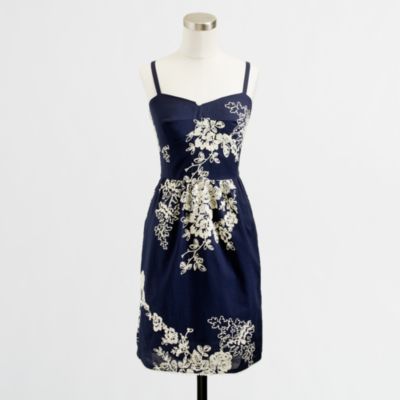 Factory floral embroidered sundress