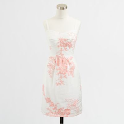 Factory floral embroidered sundress