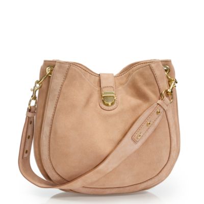 Telegram suede hobo