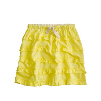 Girls' drawstring cupcake skirt