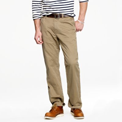 Broken-in chino in bootcut fit