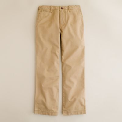 Broken-in chino in bootcut fit
