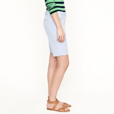 9" seersucker bermuda short