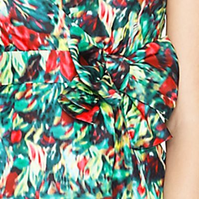 Abstract floral dress