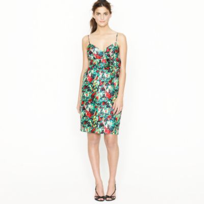 Abstract floral dress