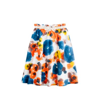Girls' watercolor skirt