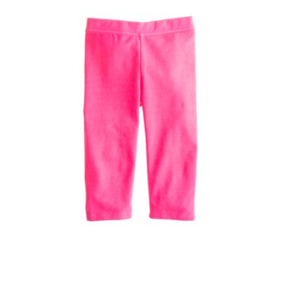 Girls' everyday capri leggings in neon
