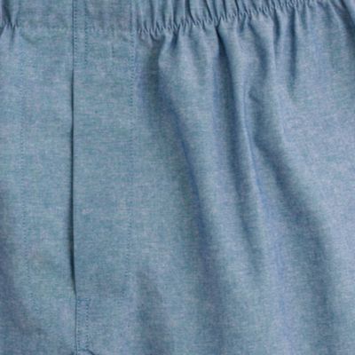 Solid chambray boxers