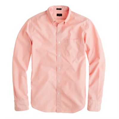 Slim Secret Wash shirt in end-on-end cotton