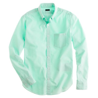 Slim Secret Wash shirt in end-on-end cotton