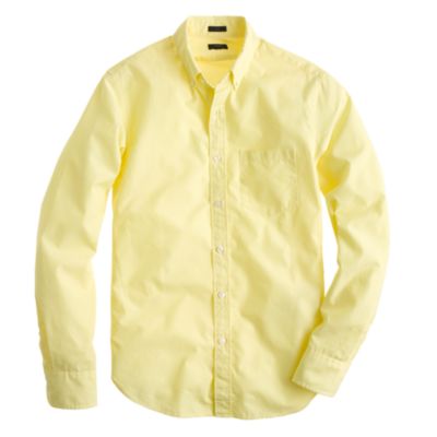 Slim Secret Wash shirt in end-on-end cotton