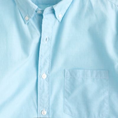 Slim Secret Wash shirt in end-on-end cotton